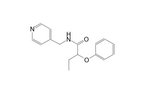 2-phenoxy-N-(4-pyridinylmethyl)butanamide