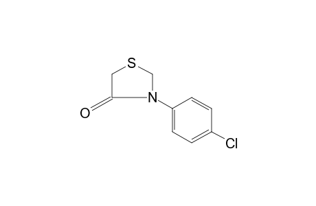 3-(p-CHLOROPHENYL)-4-THIAZOLIDINONE