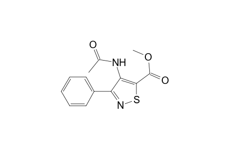 4-acetamido-3-phenyl-5-isothiazolecarboxylic acid methyl ester