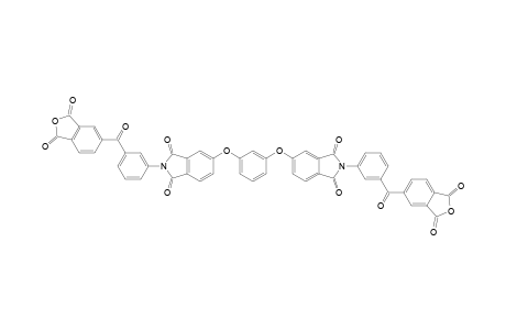 2-(3-[(1,3-Dioxo-1,3-dihydro-2-benzofuran-5-yl)carbonyl]phenyl)-5-(3-[(2-(3-[(1,3-dioxo-1,3-dihydro-2-benzofuran-5-yl)carbonyl]phenyl)-1,3-dioxo-2,3-dihydro-1H-isoindol-5-yl)oxy]phenoxy)-1H-isoindole-