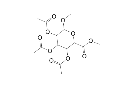 Dimethyl 2,3,4-tri-O-acetylhexopyranosiduronate