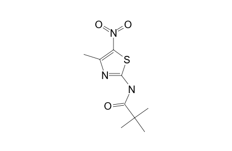N-(4-methyl-5-nitro-2-thiazolyl)pivalamide