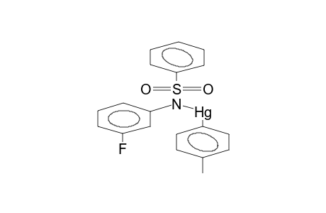 4-METHYLPHENYL-[N-(3-FLUOROPHENYL)PHENYLSULPHONYLAMIDO]MERCURY