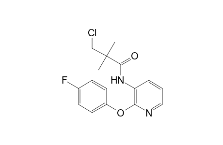 3-chloro-2,2-dimethyl-N-[2-(p-fluorophenoxy)-3-pyridyl]propionamide