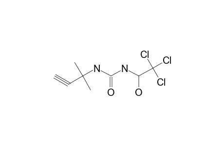 1-(1,1-dimethyl-2-propynyl)-3-(1-hydroxy-2,2,2-trichloroethyl)urea