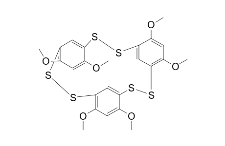 2,3,9,10,16,17-Hexathiatetracyclo[16.3.1.1(4,8).1(11,15)]tetracosa-1(22),4,6,8(24),11,13,15(23),18,20-nonaene, 5,7,12,14,19,21-hexamethoxy-