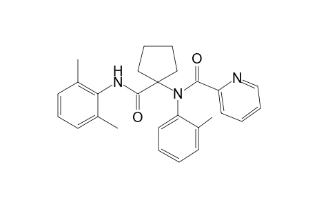 N-{1-[(2,6-dimethylanilino)carbonyl]cyclopentyl}-N-(2-methylphenyl)-2-pyridinecarboxamide