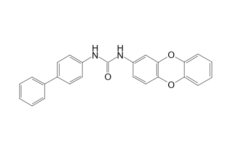 1-(4-Biphenylyl)-3-(dibenzo[b,e][1,4]dioxin-2-yl)urea