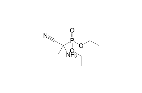 2-amino-2-diethoxyphosphoryl-propionitrile