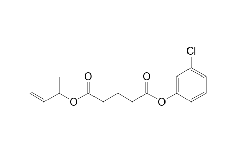 Glutaric acid, but-3-en-2-yl 3-chlorophenyl ester