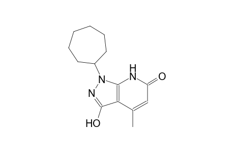 1-Cycloheptyl-4-methyl-1H-pyrazolo[3,4-b]pyridine-3,6(2H,7H)-dione