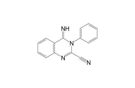 4-Imino-3-phenyl-3,4-dihydroquinazoline-2-carbonitrile