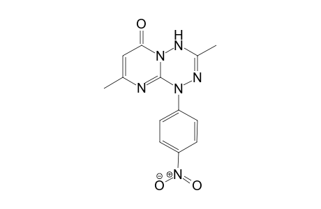 3,8-Dimethyl-1-(4-nitrophenyl)-1H-pyrimido[1,2-b][1,2,4,5]tetrazin-6(4H)-one