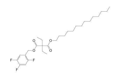 Diethylmalonic acid, tetradecyl 2,4,5-trifluorobenzyl ester