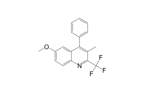 6-METHOXY-3-METHYL-4-PHENYL-2-TRIFLUOROMETHYL-QUINOLINE