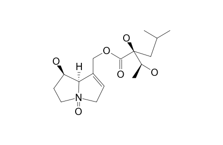 RETRONECINE_N-OXIDE_2S-HYDROXY-2S-(1S-HYDROXYETHYL)-4-METHYL-PENTANOYL_ESTER