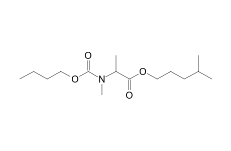 Alanine, N-methyl-N-butoxycarbonyl-, isohexyl ester