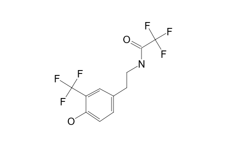 Benzeneethanamine, N-trifluoroacetyl-4-hydroxy-3-trifluoromethyl-