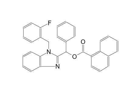 Naphthalene-1-carboxylic acid [1-(2-fluoro-benzyl)-1H-benzoimidazol-2-yl]-phenyl-methyl ester