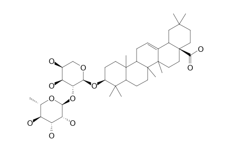 PROSAPOGENIN-A-1;OLEANOLIC-ACID-3-O-ALPHA-L-RHAMNOPYRANOSYL-(1->2)-ALPHA-L-ARABINOPYRANOSIDE