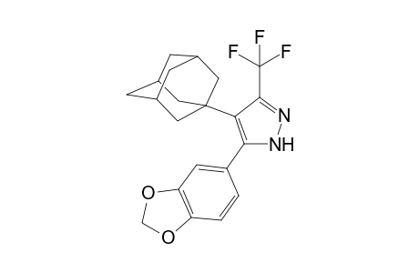 4-(1-Adamantyl)-5-(1,3-benzodioxol-5-yl)-3-trifluoromethyl-1H-pyrazole