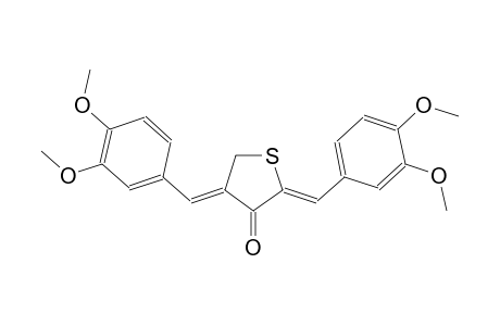 (2Z,4Z)-2,4-bis(3,4-dimethoxybenzylidene)dihydro-3(2H)-thiophenone