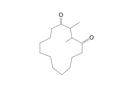 2,3-DIMETHYLCYCLOTETRADECANE-1,4-DIONE;ISOMER-1