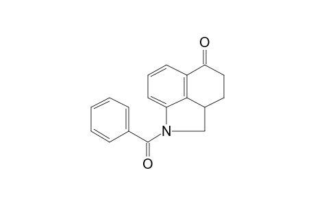 1-Benzoyl-2,2a,3,4-tetrahydrobenzo[cd]indol-5(1H)-one