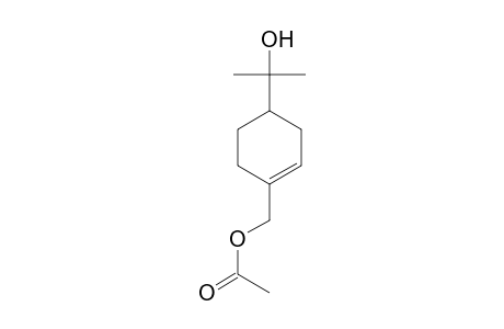 Aceyic acid, [4-(1-hydroxy-1-methylethyl)cyclohex-1-enyl]methyl ester