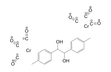 1,2-Bis[tricarbonyl(p-methylbenzyl)chromium]-1,2-dihydroxyethane complex