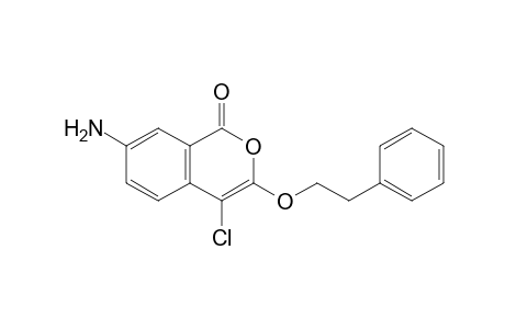 7-Amino-4-chloro-3-(2-phenyl)ethoxyisocoumarin