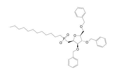 1-(DODECYL)-3,4,6-TRI-O-BENZYL-2,5-ANHYDROGLUCITYL-PHOSPHINIC-ACID