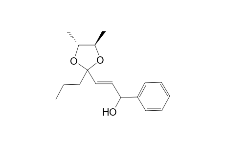 (4R,5R)-2-(3-Hydroxy-3-phenyl-1-propenyl)-4,5-dimethyl-2-propyl-1,3-dioxolane isomer
