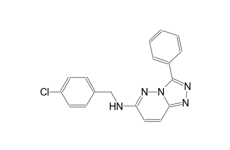 [1,2,4]triazolo[4,3-b]pyridazin-6-amine, N-[(4-chlorophenyl)methyl]-3-phenyl-