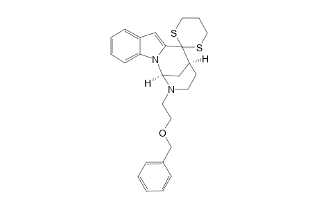 N-(2-Benzyloxyethyl)-6-(1,3-dithian-2-yl)-1,2,3,4,5,6-hexahydro-1,5-methano-2,11b-diazocino[4,3-a]indole