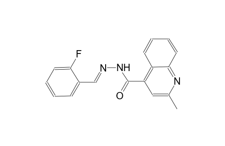 N'-[(E)-(2-fluorophenyl)methylidene]-2-methyl-4-quinolinecarbohydrazide