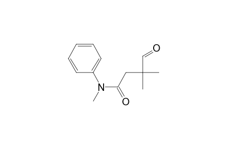 N,3-Dimethyl-N-phenyl-3-formylbutanamide