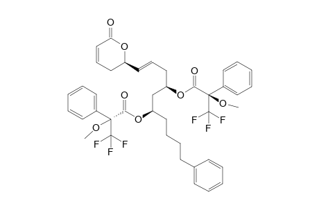 (1R,3R)-1-{3-[(2R)-3,6-Dihydro-6-oxo-2H-pyran-2-yl]prop-2-enyl}-3-(4-phenylbutyl)propane-1,3-diylBis[(alphaR)-alpha-methoxy-alpha-(trifluoromethyl)benzeneacetate]