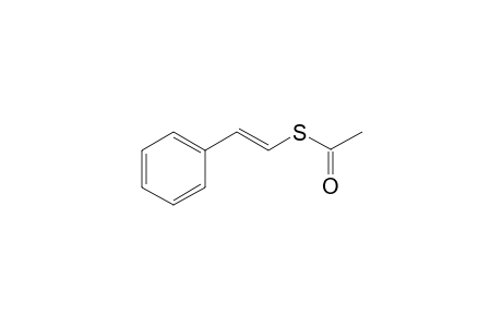 Acetyl .beta.-styryl sulfide
