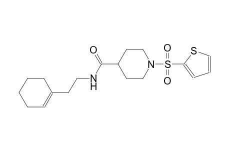 N-[2-(1-cyclohexen-1-yl)ethyl]-1-(2-thienylsulfonyl)-4-piperidinecarboxamide