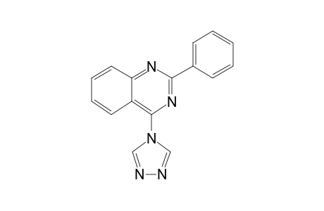 2-Phenyl-4-(4H-1,2,4-triazol-4-yl)quinazoline