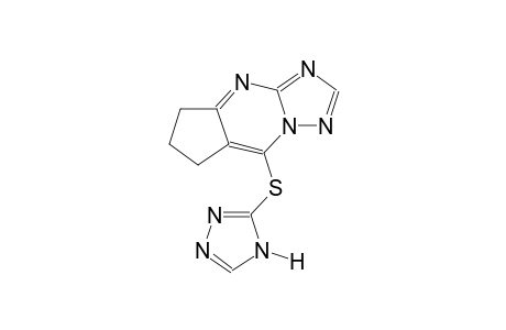 8-(4H-1,2,4-triazol-3-ylsulfanyl)-6,7-dihydro-5H-cyclopenta[d][1,2,4]triazolo[1,5-a]pyrimidine