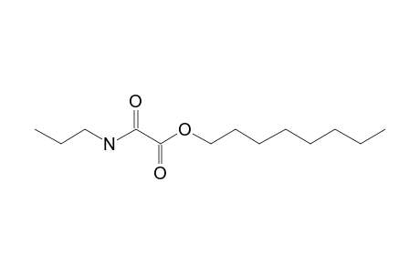 Oxalic acid, monoamide, N-propyl, octyl ester