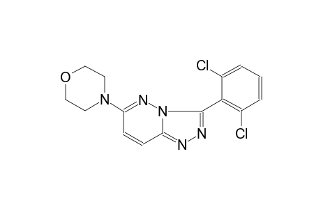 3-(2,6-Dichlorophenyl)-6-(4-morpholinyl)[1,2,4]triazolo[4,3-b]pyridazine