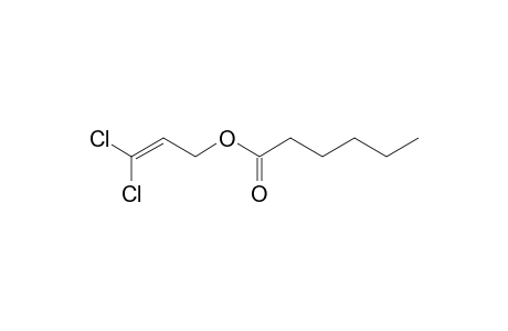 3,3-Dichloro-2-propen-ol, hexanoate