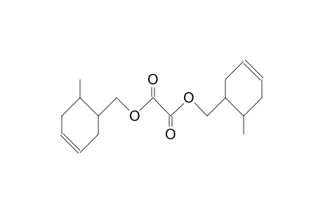 6-METHYL-3-CYCLOHEXENE-1-METHANOL, OXALATE (2:1) (ESTER)