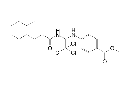 methyl 4-{[2,2,2-trichloro-1-(decanoylamino)ethyl]amino}benzoate