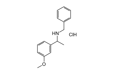 m-methoxy-alpha-methyldibenzylamine, hydrochloride