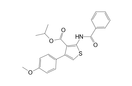 Isopropyl 2-(benzoylamino)-4-(4-methoxyphenyl)-3-thiophenecarboxylate