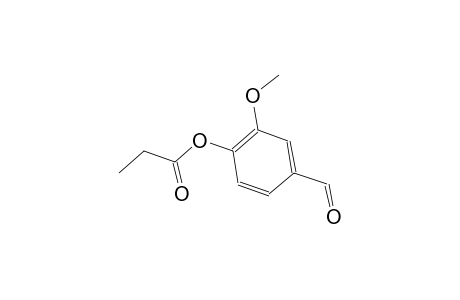 4-Formyl-2-methoxyphenyl propionate